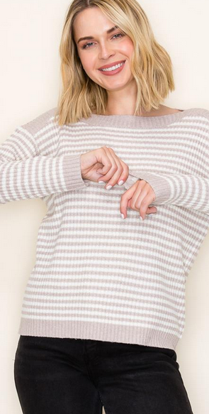 Staccato Boatneck Pull Over Sweater By: Staccato