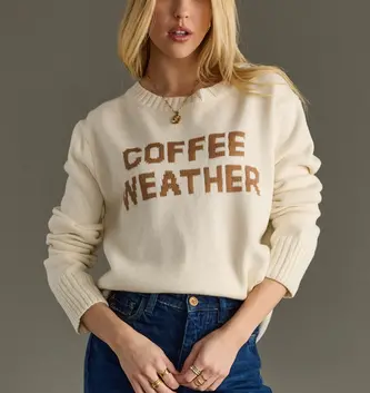 Coffee Weather Sweater By: Panache Apparel