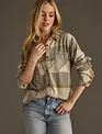 Plaid Button Up Shacket By: Panache Apparel