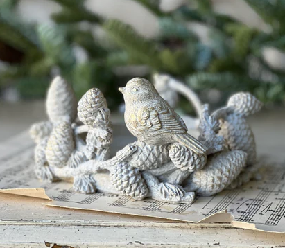 Feathered Woods Candle Holder