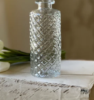 Diamond Cut Glass Bottle Diamond Cut Glass Bottle