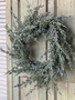 22" Icy Northwind Juniper Wreath