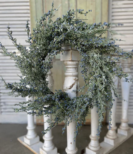 22" Icy Northwind Juniper Wreath