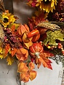 Custom Mixed Harvest Wreath