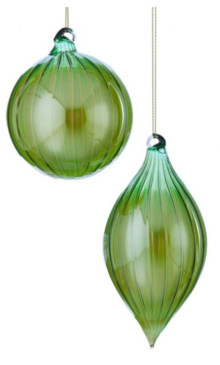 Opalescent Glass Ornament (2-Styles)