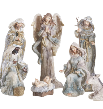 10 Piece Hand Painted Nativity