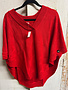 Cable Knit Capelet Red