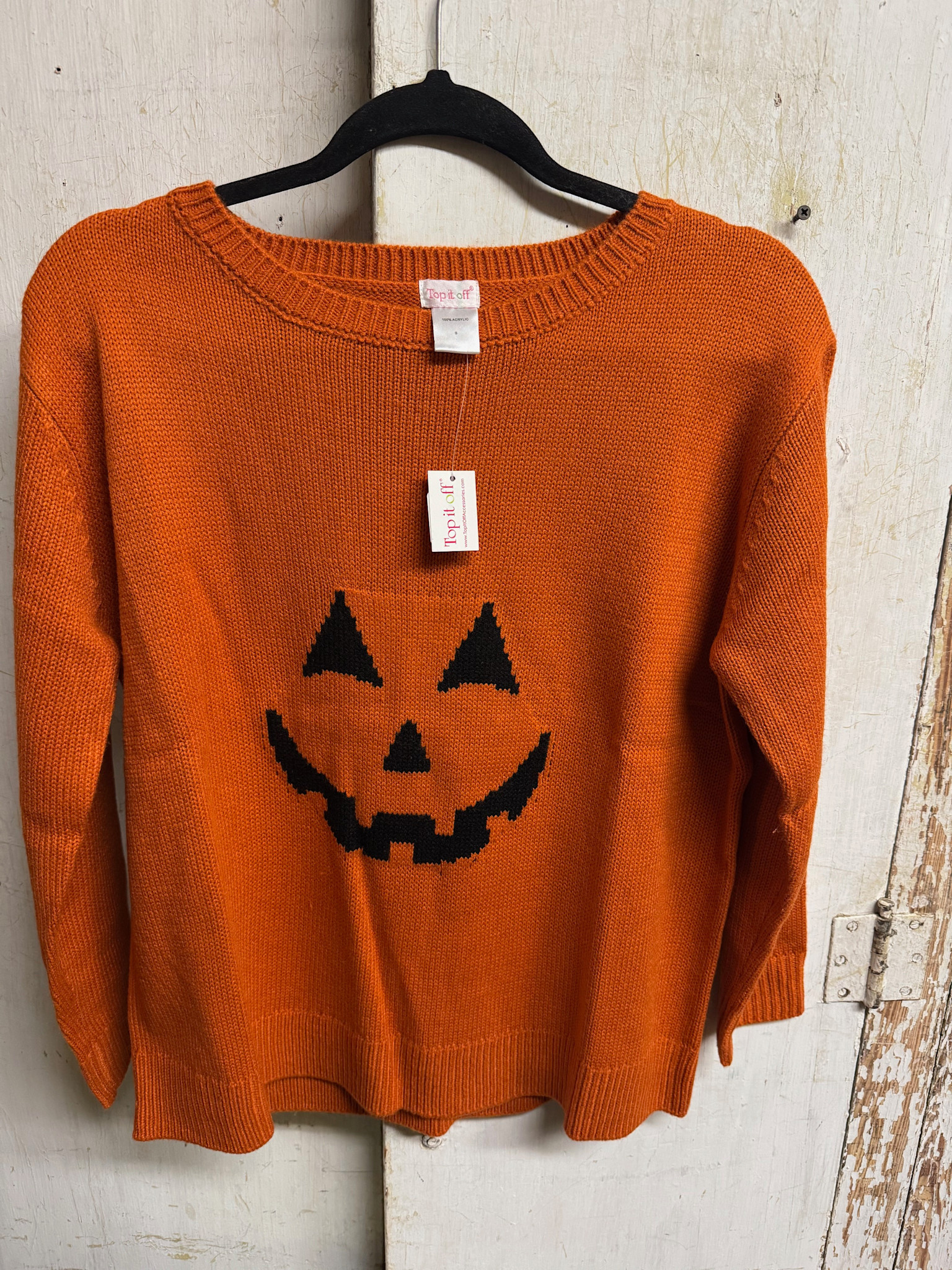 Pullover Sweater Jack-O-Lantern