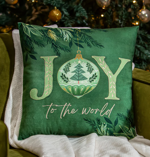 Shades of Green Throw Pillow