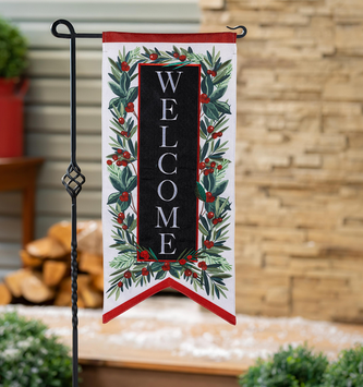 Winter Foliage Welcome Pennant