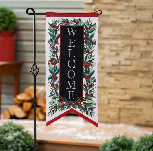 Winter Foliage Welcome Pennant