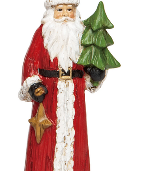 Resin Wood-Cut Santa (3-Styles)