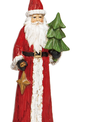Resin Wood-Cut Santa