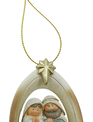 Mini Nativity Hanging Ornament (2-Styles) Mini Nativity Hanging Ornament (2-Styles)