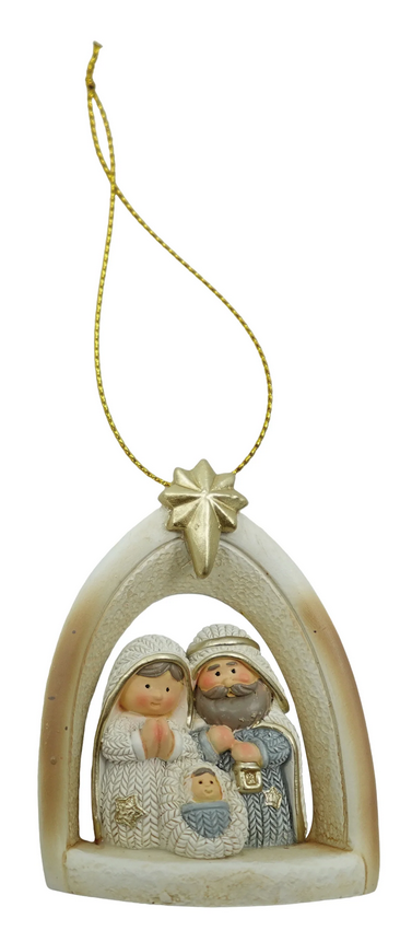 Mini Nativity Hanging Ornament (2-Styles)
