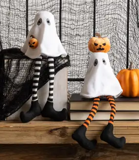 Halloween Ghost Shelf Sitter (2-Styles)