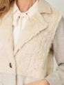 Mystree Fleece Block Long Overcoat Trench By: Mystree Mystree Fleece Block Long Overcoat Trench By: Mystree