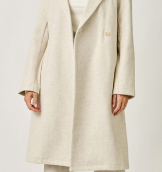 Mystree Fur Collared Long Trench Overcoat By: Mystree