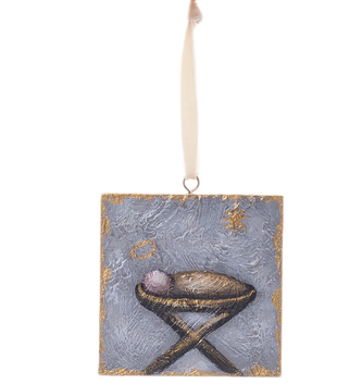 Hand Painted Nativity Ornament