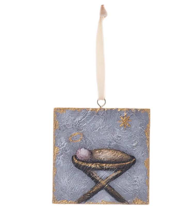 Hand Painted Nativity Ornament