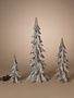 Set of 3 Golden Christmas Trees