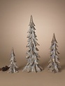 Set of 3 Golden Christmas Trees Set of 3 Golden Christmas Trees