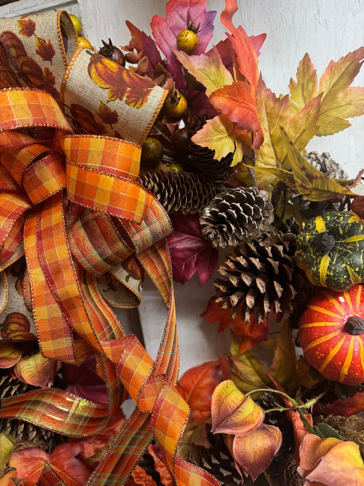 Custom Harvest Splendor Fall Wreath