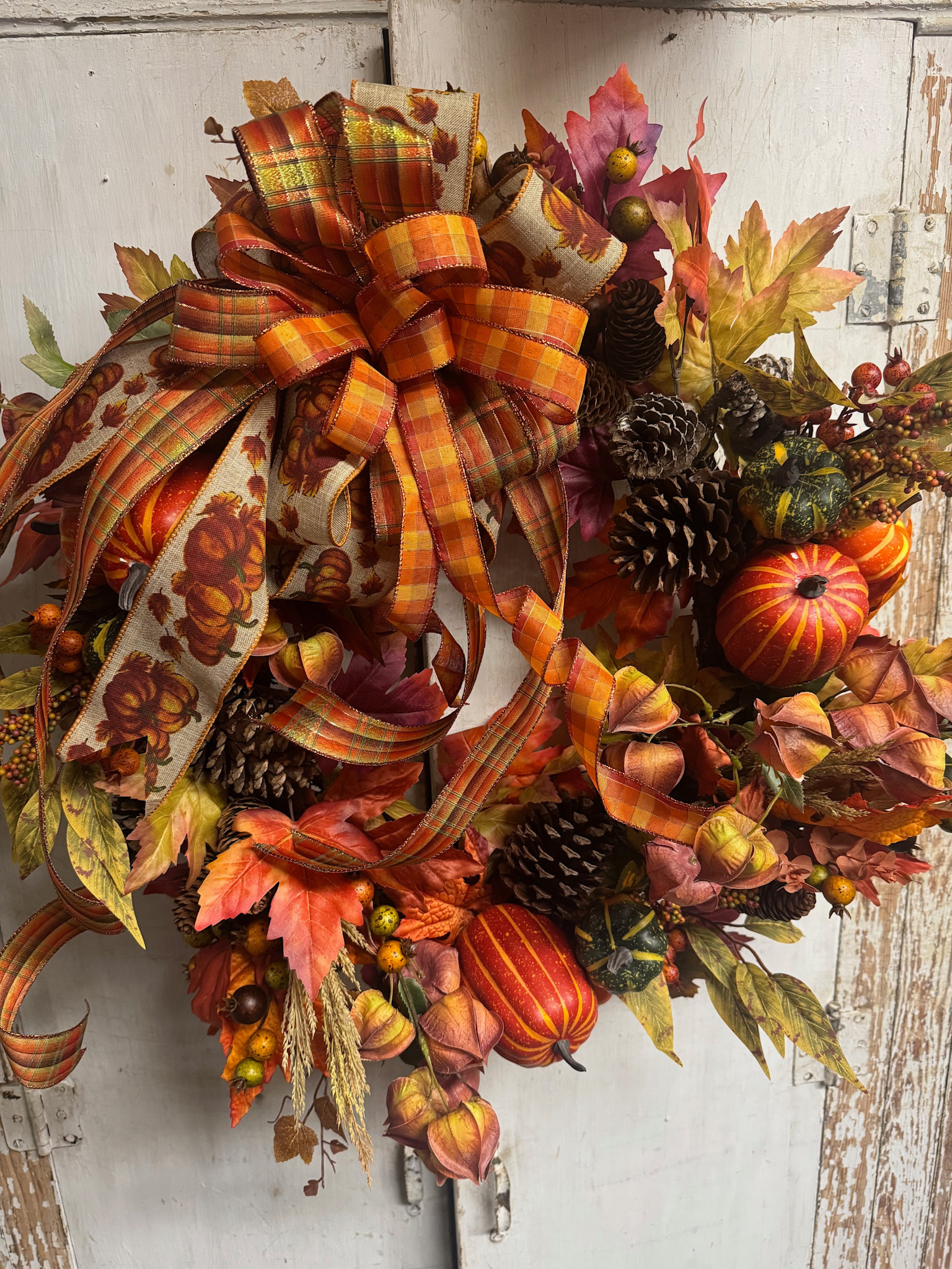 Custom Harvest Splendor Fall Wreath