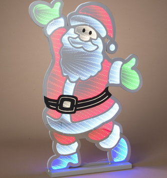 Electric LED Standing Infinity Santa