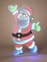 Electric LED Standing Infinity Santa