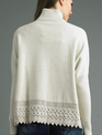 Tempo Paris Lace Edge Sweater By: Tempo Paris (2-Color) Tempo Paris Lace Edge Sweater By: Tempo Paris (2-Color)