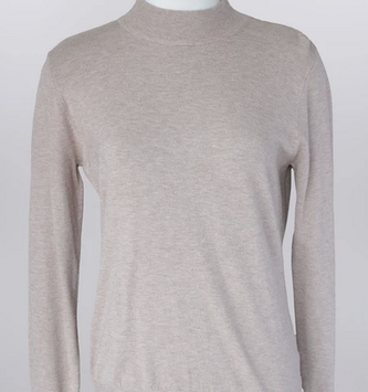 Mock Neck Pull Over By: Keren Hart (3-Colors)