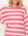 Staccato Crew Neck Super Soft Striped Sweater By: Staccato Staccato Crew Neck Super Soft Striped Sweater By: Staccato