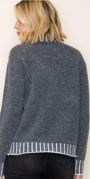 Staccato Mock Neck Pull Over Sweater By: Staccato Staccato Mock Neck Pull Over Sweater By: Staccato