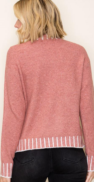 Staccato Mock Neck Pull Over Sweater By: Staccato Staccato Mock Neck Pull Over Sweater By: Staccato