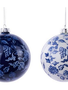 Round Fancy Blue Ornament (2-Styles)