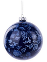 Round Fancy Blue Ornament Round Fancy Blue Ornament