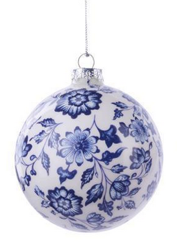 Vintage Blue Floral Ornament Vintage Blue Floral Ornament