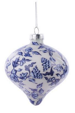 Vintage Blue Floral Ornament Vintage Blue Floral Ornament