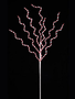 38'' Ribbon Candycane Twig Spray
