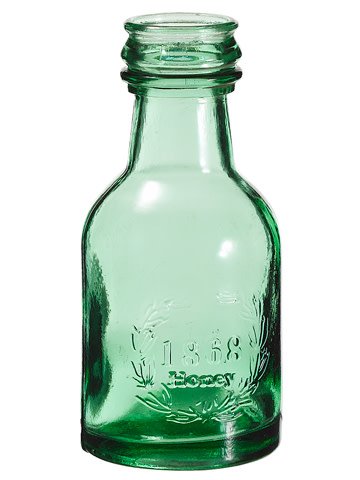 Round Green Bottle