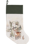 Woodland Santa Stocking
