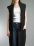 Tempo Paris Long Double Pocket Sweater Vest By: Tempo Paris