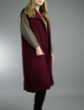 Tempo Paris Long Double Pocket Sweater Vest By: Tempo Paris