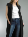 Tempo Paris Long Double Pocket Sweater Vest By: Tempo Paris