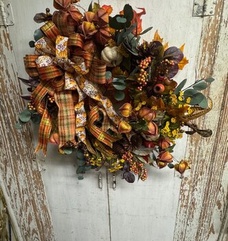 Custom Fall Abundance Wreath Custom Fall Abundance Wreath