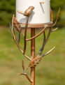 Tall Metal Birdhouse Stake (2-Styles)