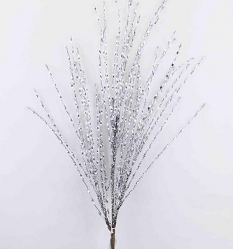 Twisted Tinsel Grass Spray (2-Colors)