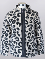 Cozy Leopard Print Zip Jacket