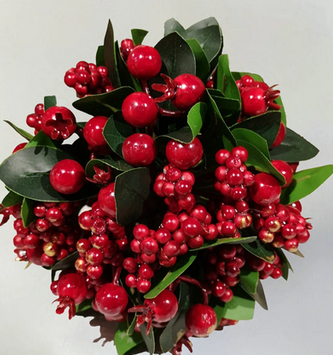 6" Mixed Red Berry Ball
